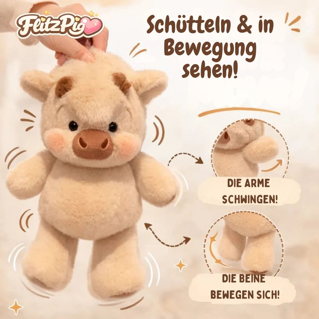 Flitzkuh® Laufendes Highlandkuh Plüschtier