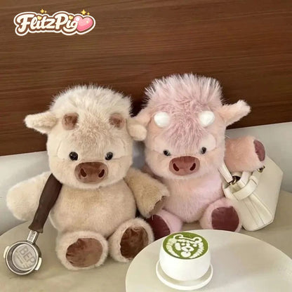 Flitzkuh® Laufendes Highlandkuh Plüschtier